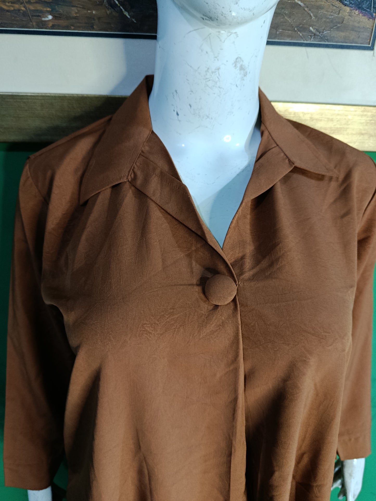 Elegant Wood mustard Button-Down soft Co-ordSet for Women – Premium Cordset | Ameeri Fabric
