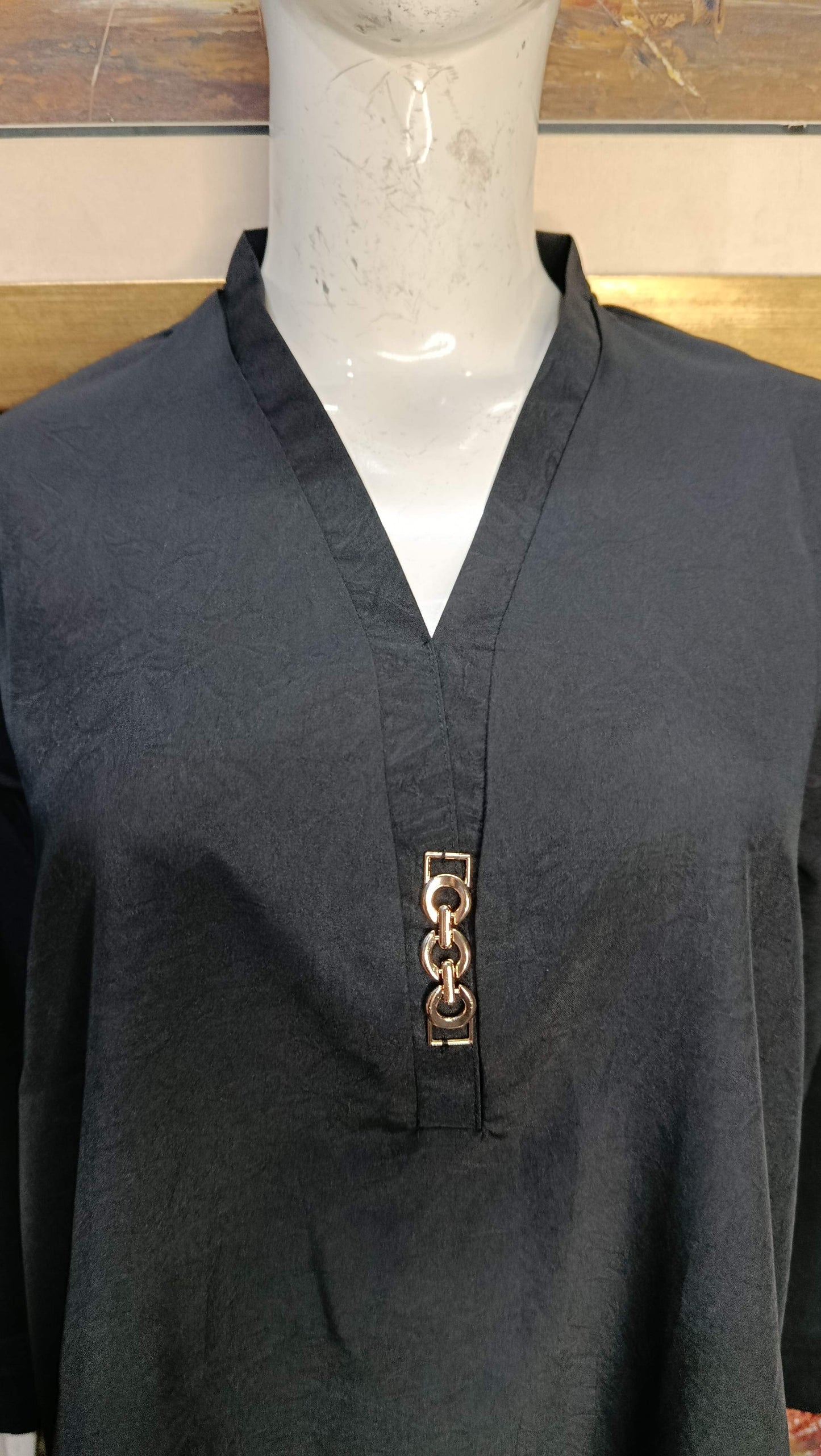 Elegant Black textured Twill Co-ordSet for Women – Premium Cordset | Ameeri Fabric .