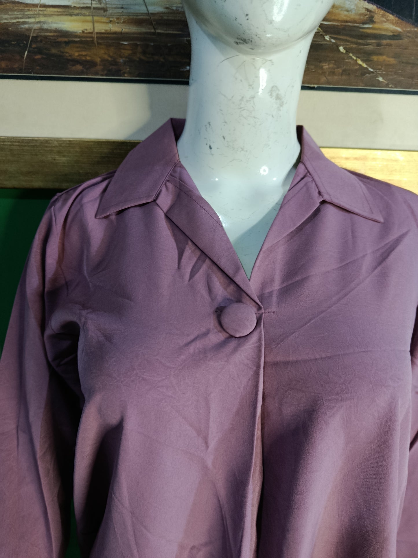 Elegant Dull Pink Button-Down soft Co-ordSet for Women – Premium Cordset | Ameeri Fabric