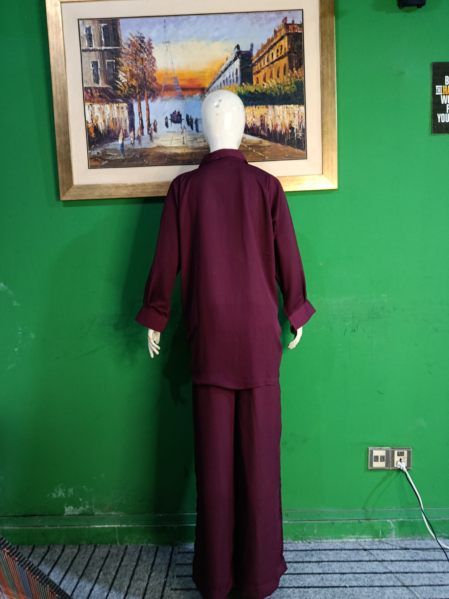 Elegant Purply magenda Button-Down Zoomi Co-ordSet for Women – Premium Cordset | Ameeri Fabric .