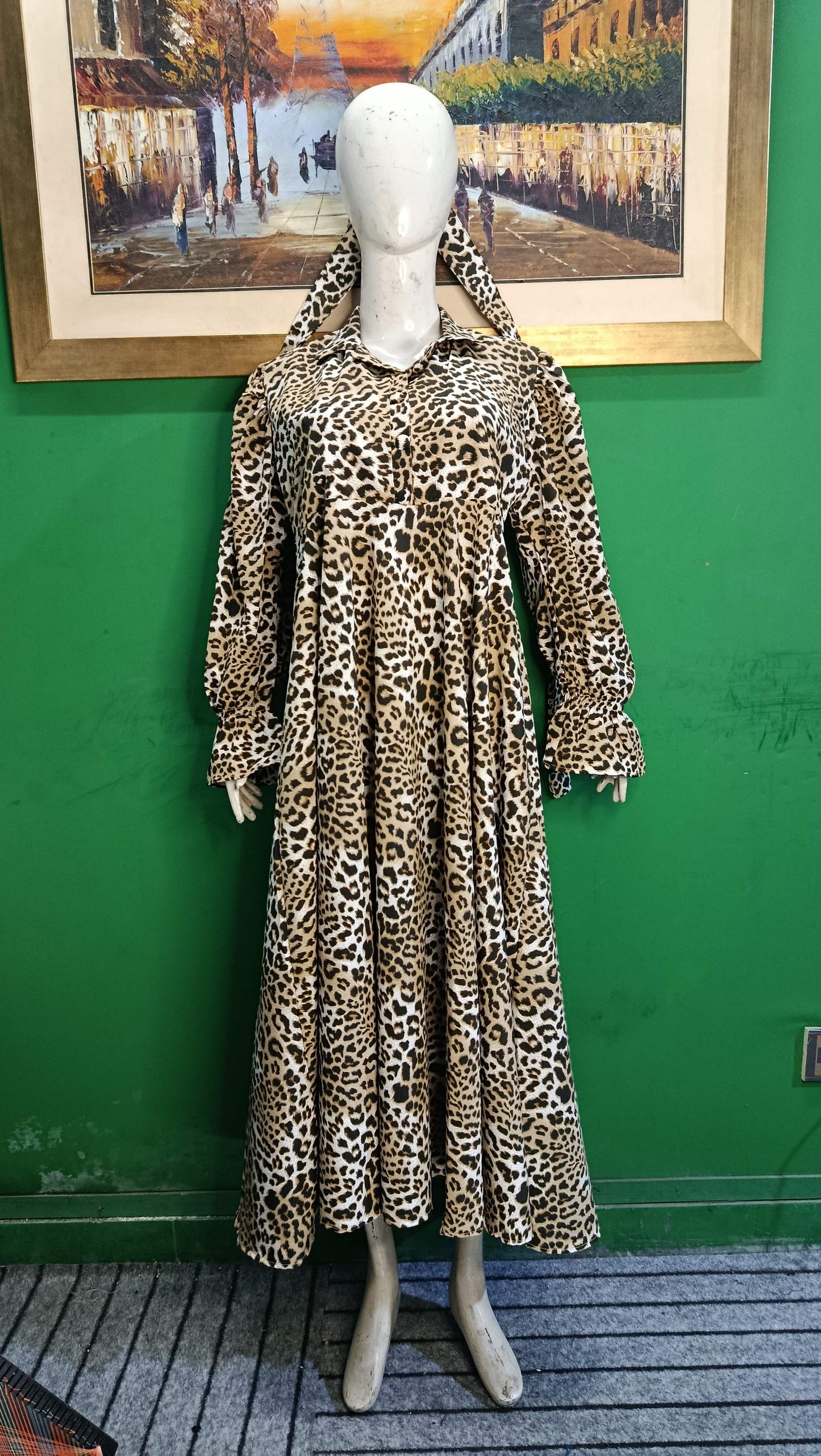 Chetha black Brown  Maxi Dress Pakistan – Soft Georgette Fabric | Ameeri Fabric