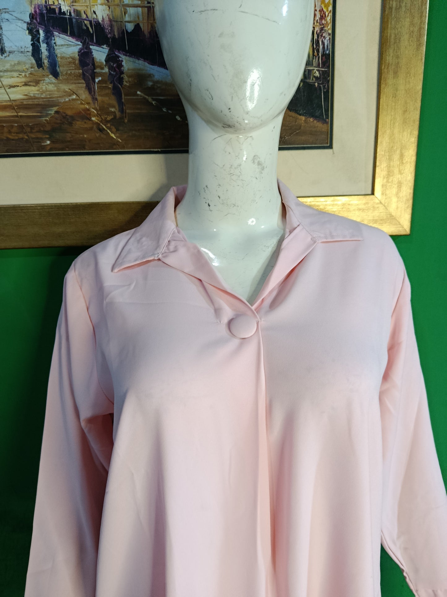 Elegant Baby Pink Button-Down soft Co-OrdSet for Women – Premium Cordset | Ameeri Fabric