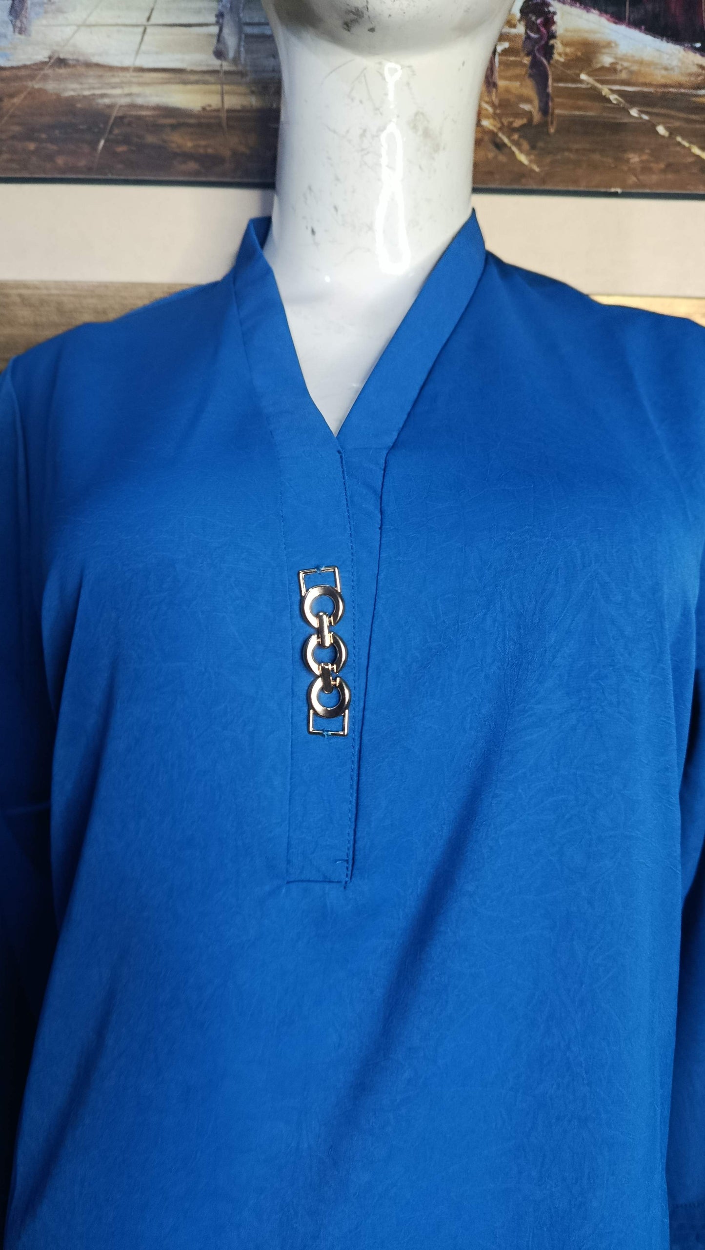 Elegant Mid Blue Twill Co-ordSet for Women – Premium Cordset | Ameeri Fabric .
