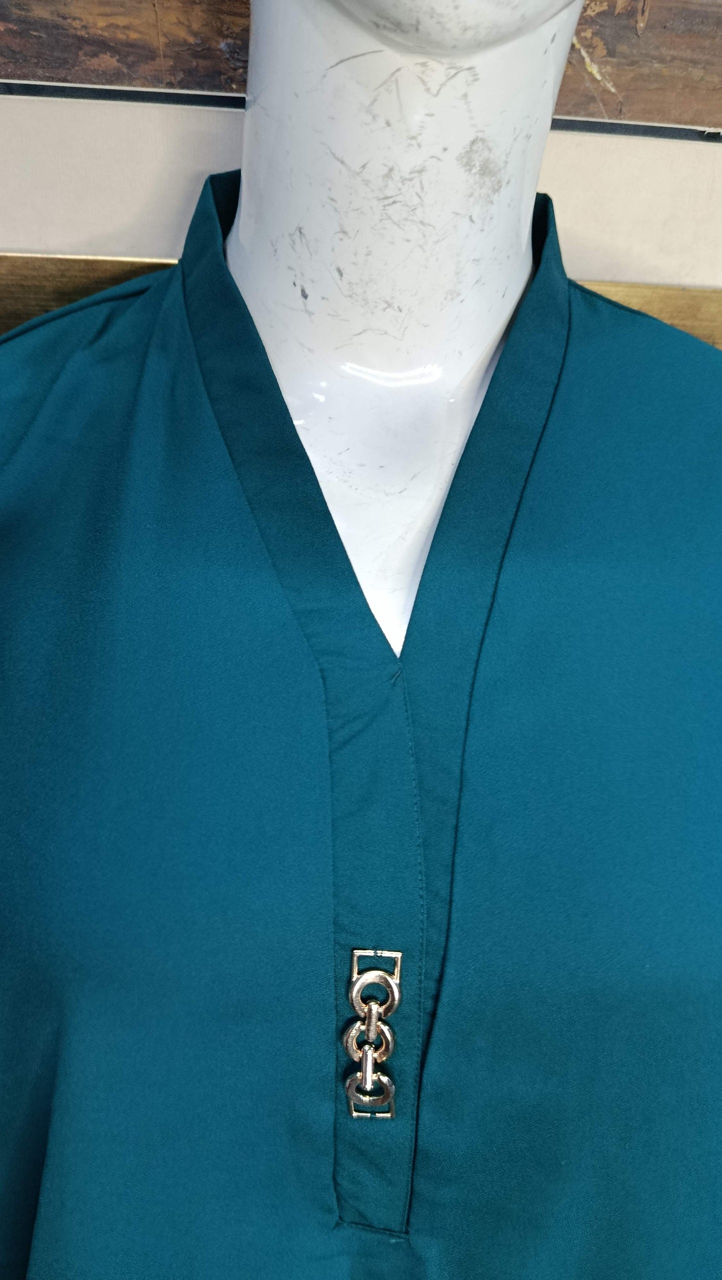 Elegant Deep sea Green textured Twill Co-ordSet for Women – Premium Cordset | Ameeri Fabric .