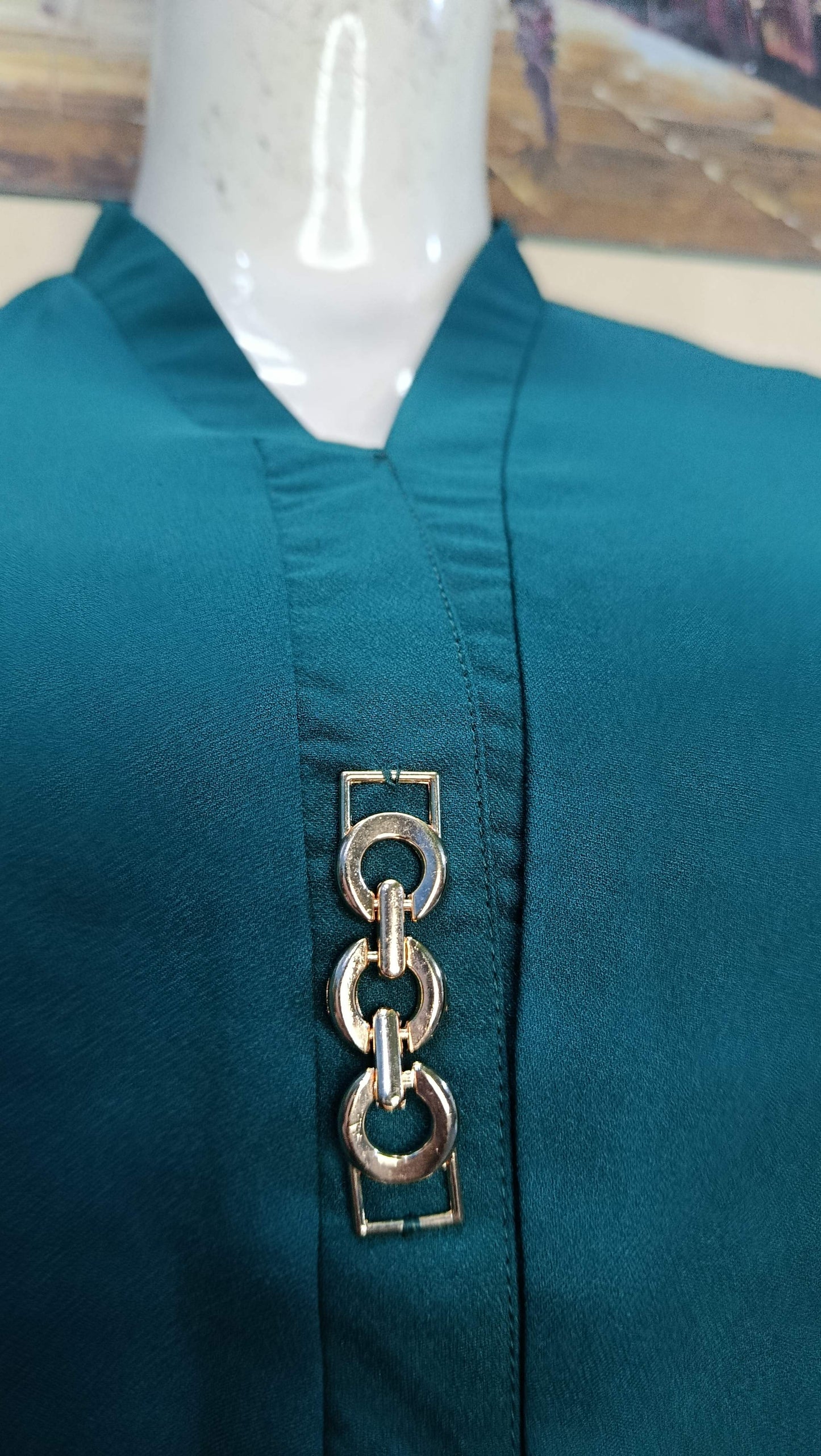 Elegant Deep sea Green textured Twill Co-ordSet for Women – Premium Cordset | Ameeri Fabric .