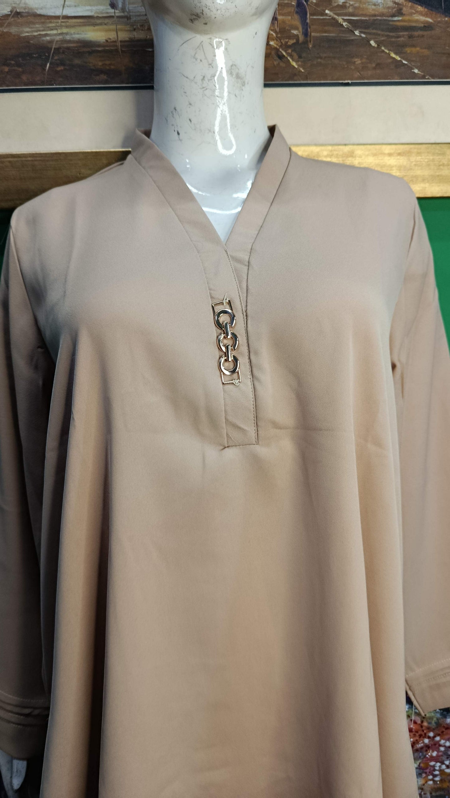 Elegant Vanilla skin colour Twill Co-ordSet for Women – Premium Cordset | Ameeri Fabric .