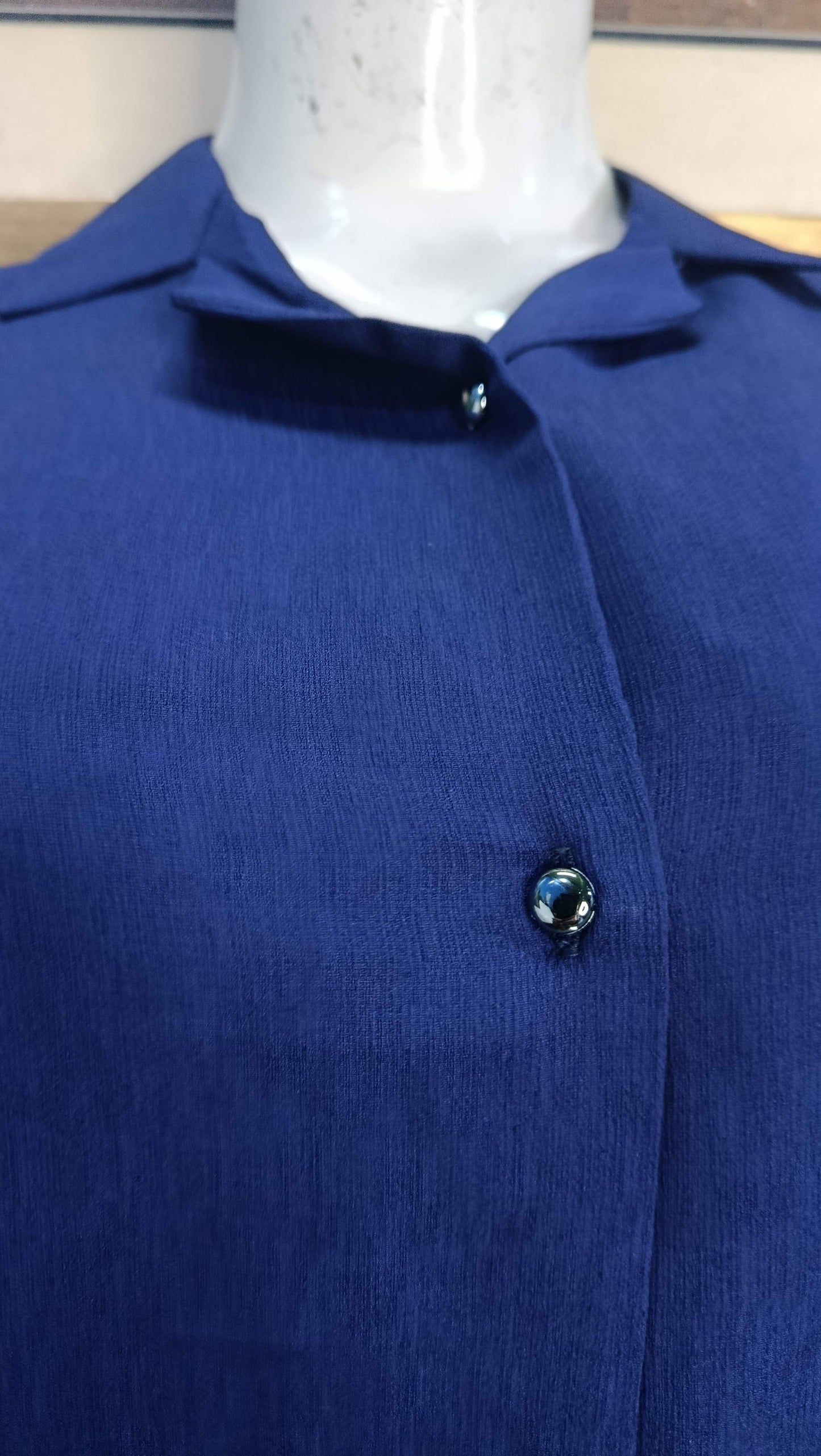 Elegant Tealish Blue Button-Down Zoomi Co-ordSet for Women – Premium Cordset | Ameeri Fabric .