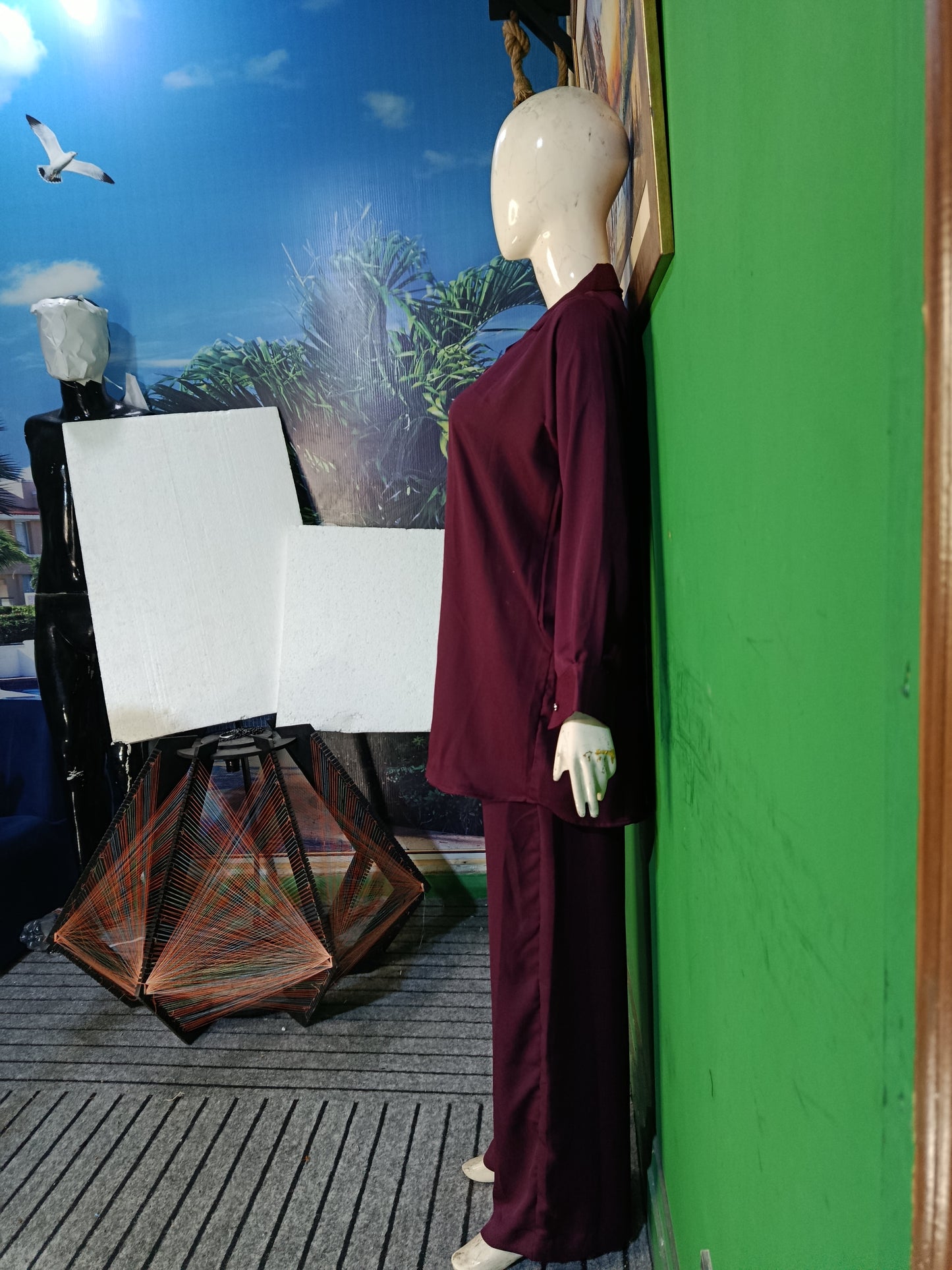 Elegant Purply magenda Button-Down Zoomi Co-ordSet for Women – Premium Cordset | Ameeri Fabric .