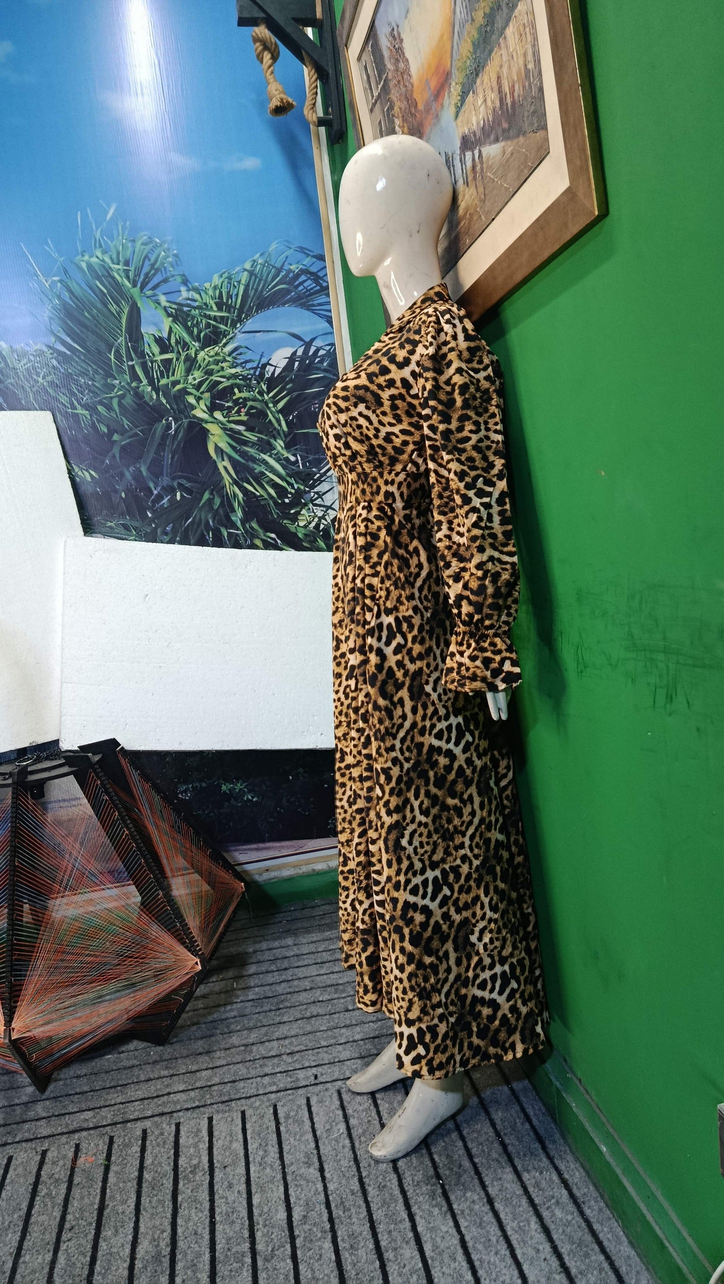 Leopard Print Maxi Dress – Stylish & Trendy Women Wear