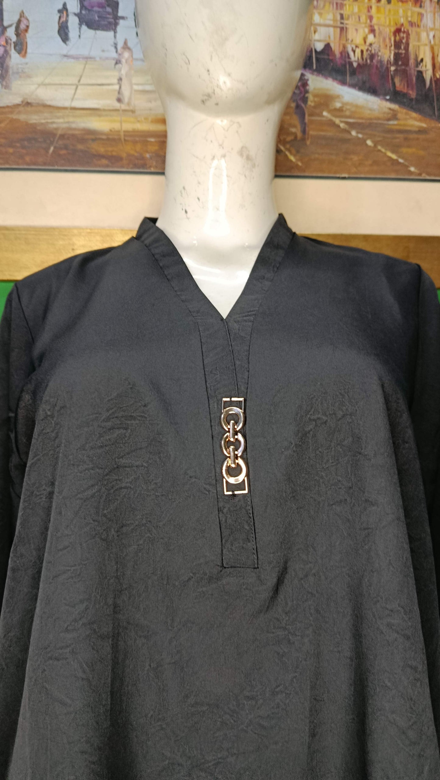 Elegant Black  textured  Twill Co-ordSet for Women – Premium Cordset | Ameeri Fabric .