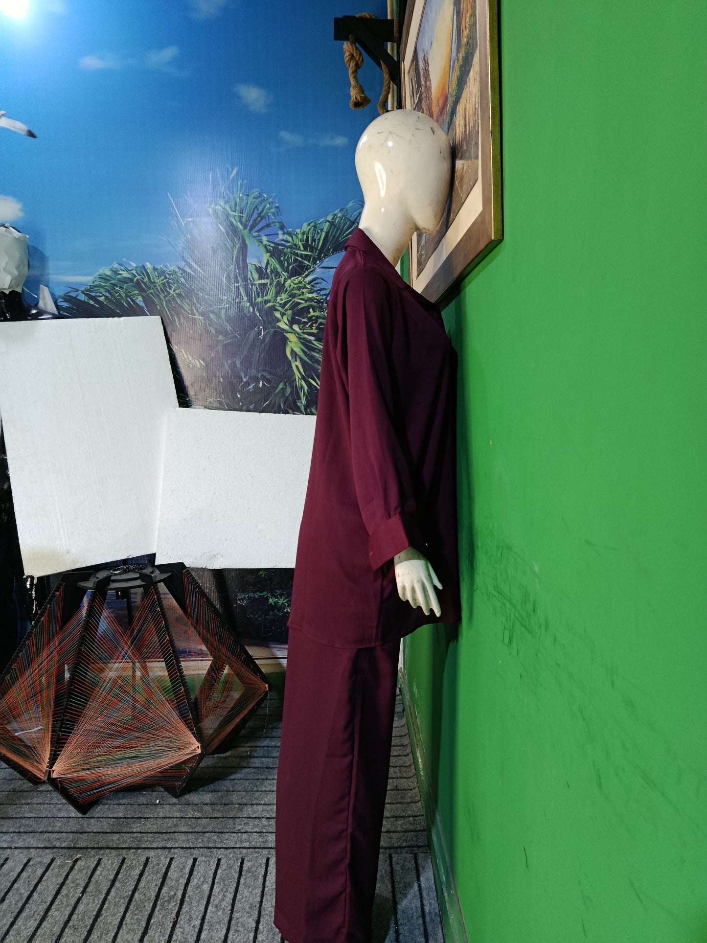 Elegant Purply magenda Button-Down Zoomi Co-ordSet for Women – Premium Cordset | Ameeri Fabric .