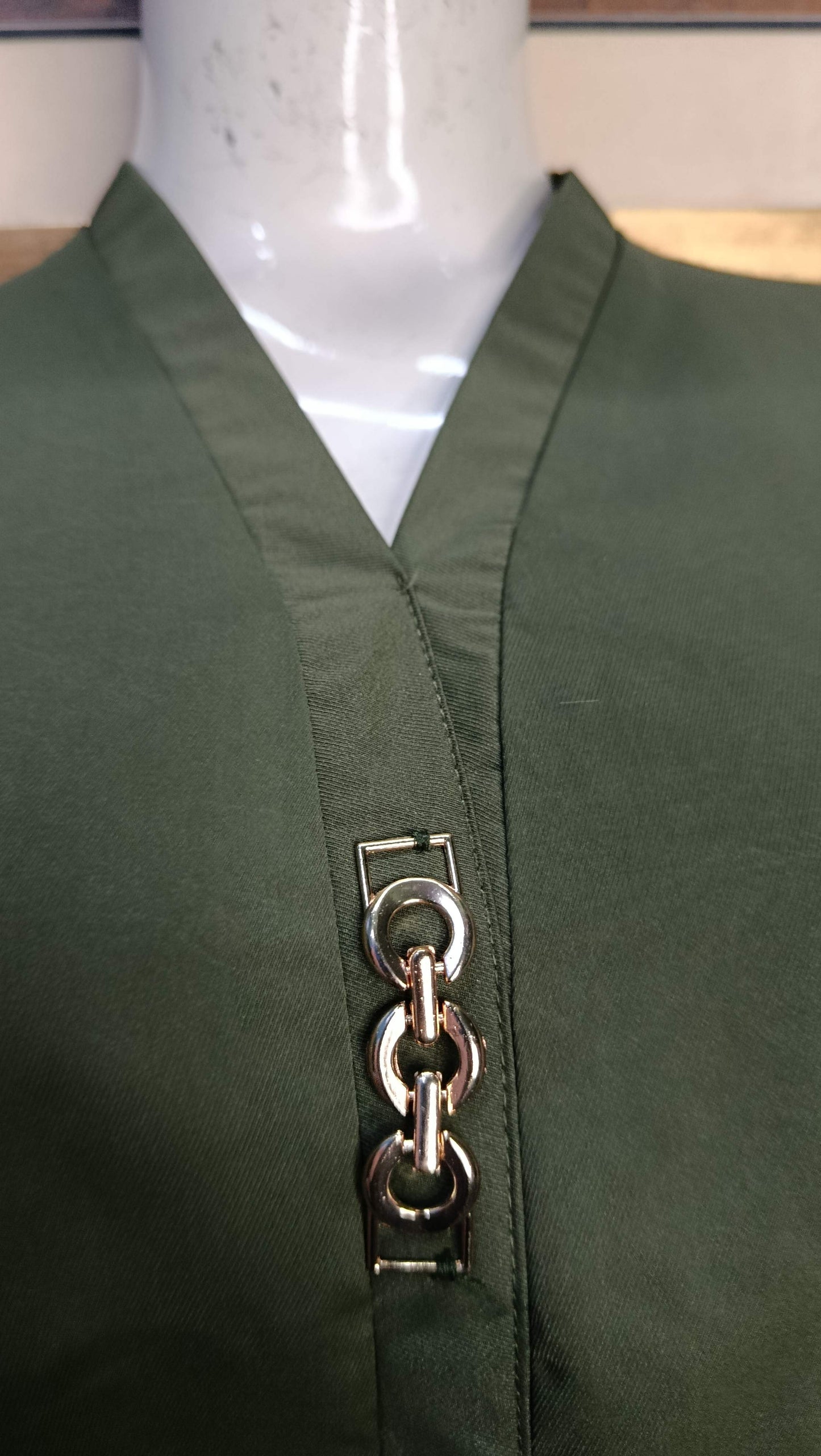 Elegant Bottle Green Twill Co-ordSet for Women – Premium Cordset | Ameeri Fabric .
