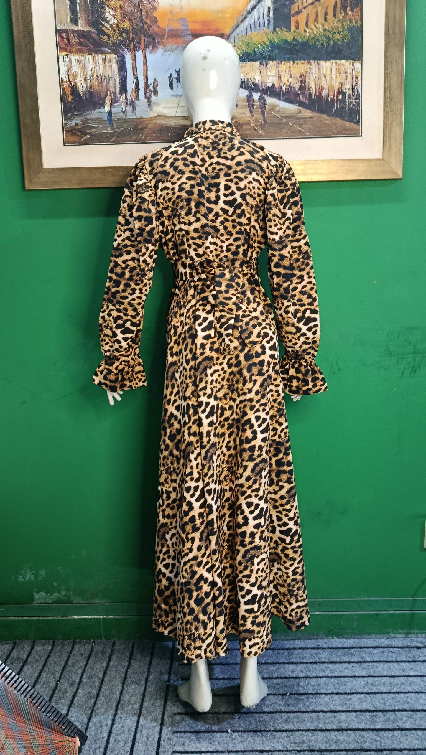 Leopard Print Maxi Dress – Stylish & Trendy Women Wear