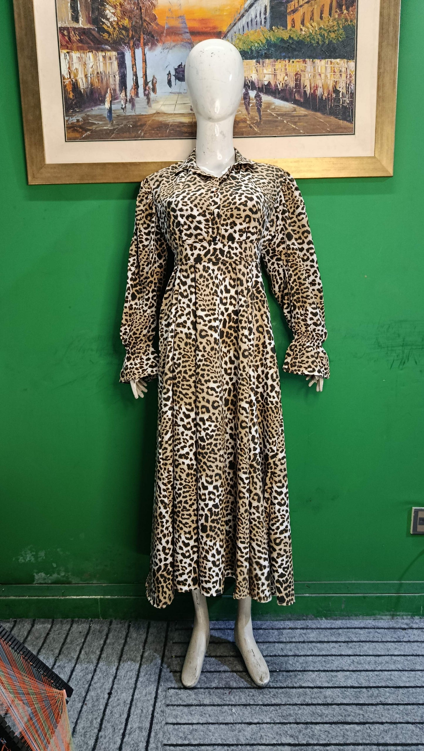 Chetha black Brown  Maxi Dress Pakistan – Soft Georgette Fabric | Ameeri Fabric