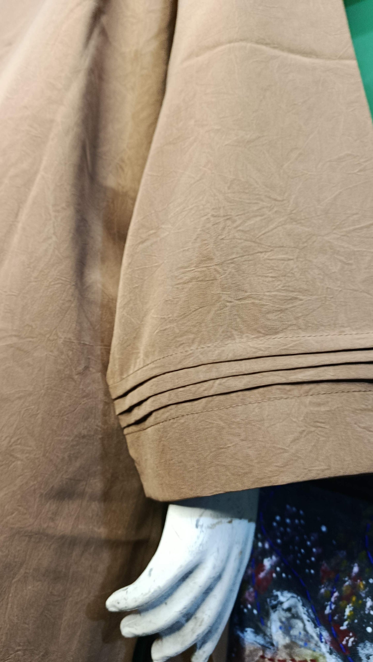 Elegant wood self mustard  Twill Co-ordSet for Women – Premium Cordset | Ameeri Fabric .