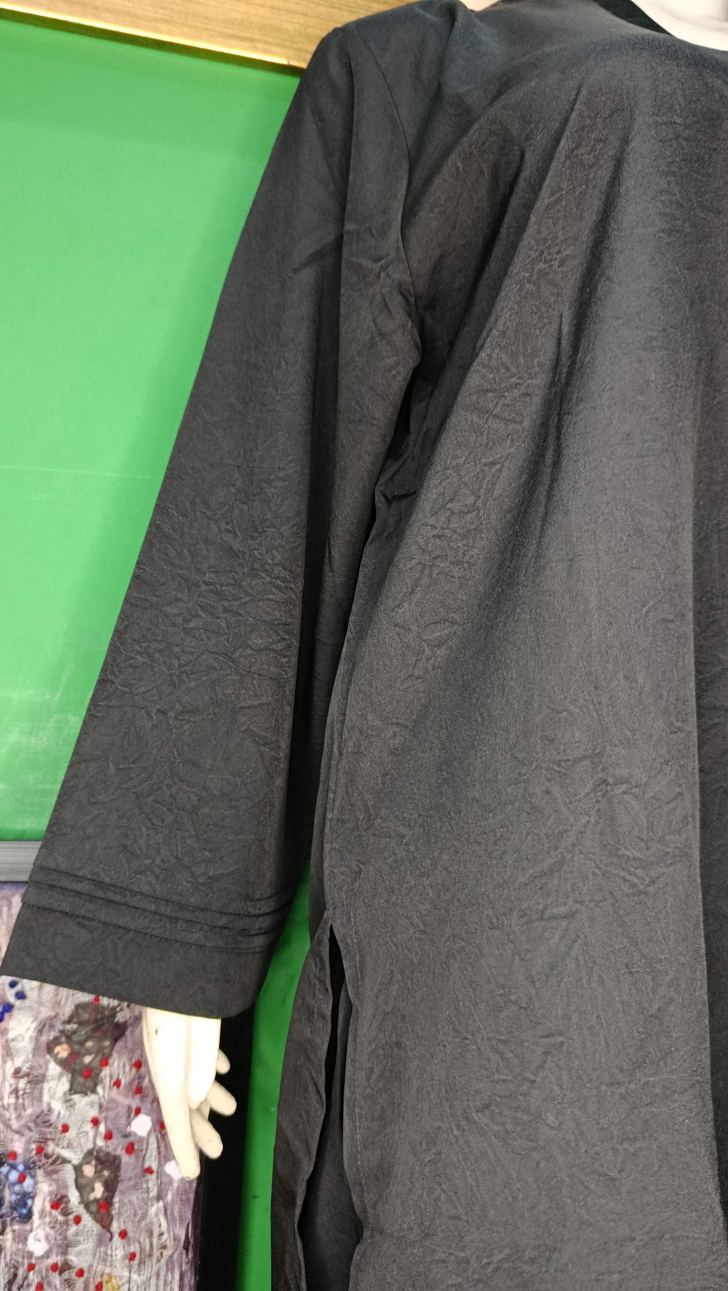 Elegant Black  textured  Twill Co-ordSet for Women – Premium Cordset | Ameeri Fabric .